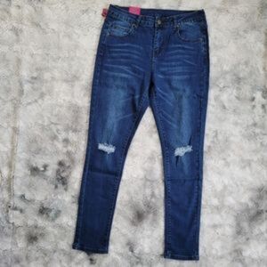❤️B2G1 Tengfu Destroyed High Rise Skinny Jeans